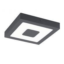 Iphias plafon antracyt 16,5W led 3000K 1260lm IP44